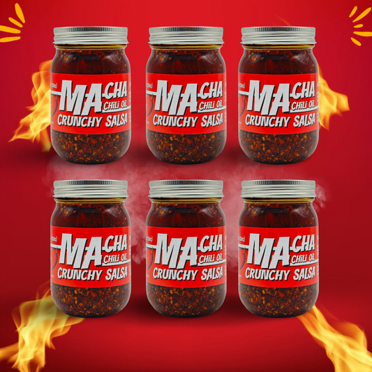 Ma Cha Salsa Crunchy Chili oil (6 Pack)